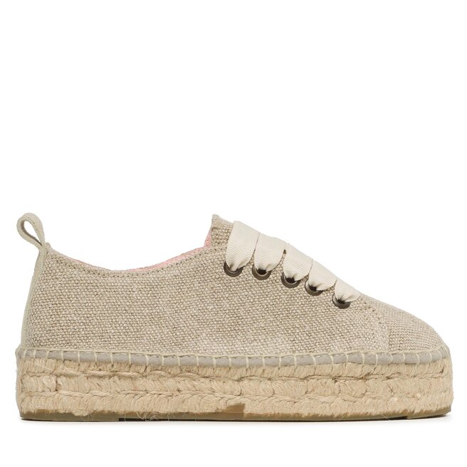 Espadryle Manebi Lace-Up Espadrilles O 7.1 E0 Beżowy