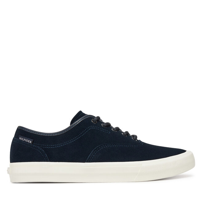 Tenisówki Tommy Hilfiger Hi Vulc Low Oxford Suede - Granatowy