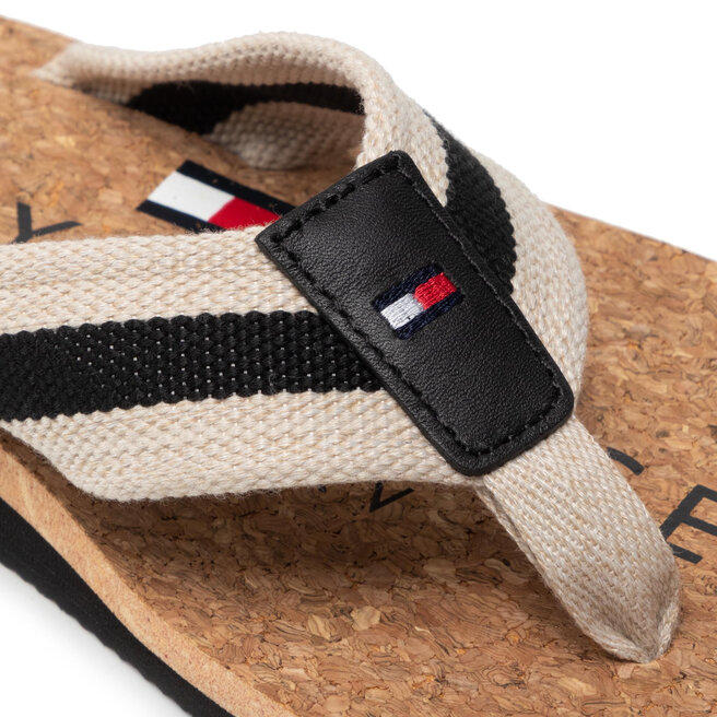 Tommy Hilfiger Джапанки Tommy Hilfiger Cork Beach Sandal FM0FM03986 Black BDS
