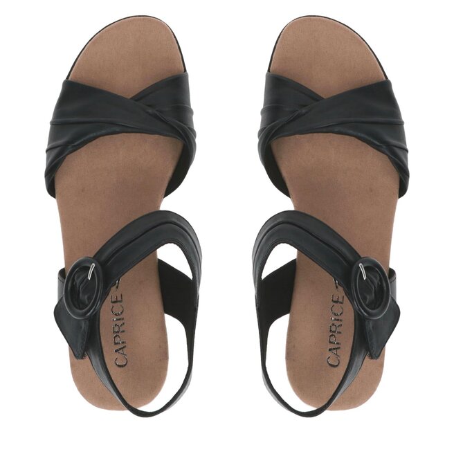 Caprice Szandál Caprice 9-28700-20 Black Softnap. 40