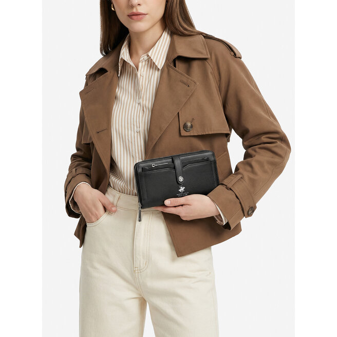 Portfel Beverly Hills Polo Club CEO-BHPC-W1-011-SS26 Czarny -