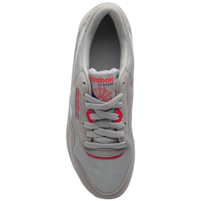 Reebok classic skull hotsell grey neon cherry