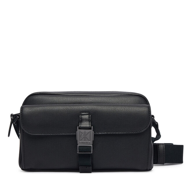 Saszetka Calvin Klein Emblem Hw Camera Bag LV04D3505G Czarny -