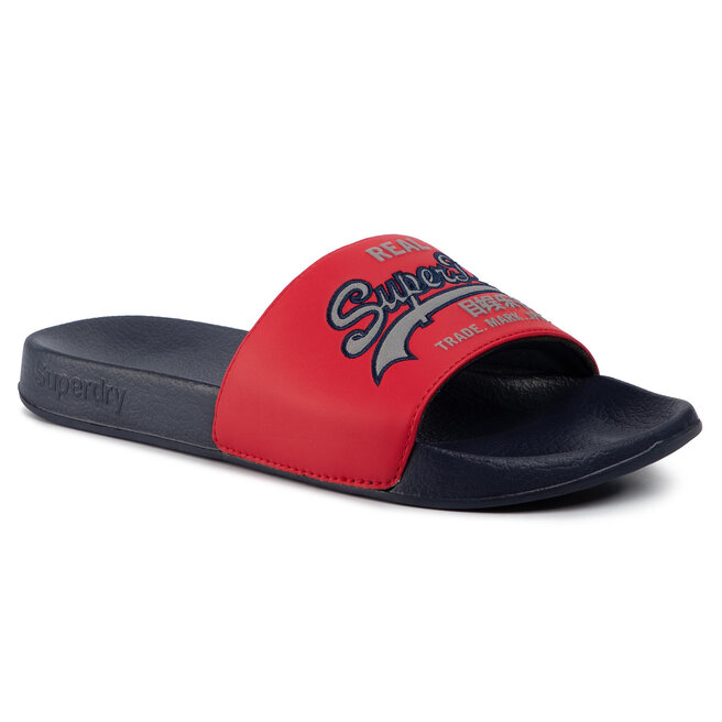 Chanclas Superdry Cny Pool Slide MF300005A Red 17I zapatos.es