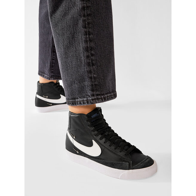 Batai Nike Blazer Mid '77 Se CZ4627 001 Black/White/Hyper Royal/White •  Www.eavalyne.lt