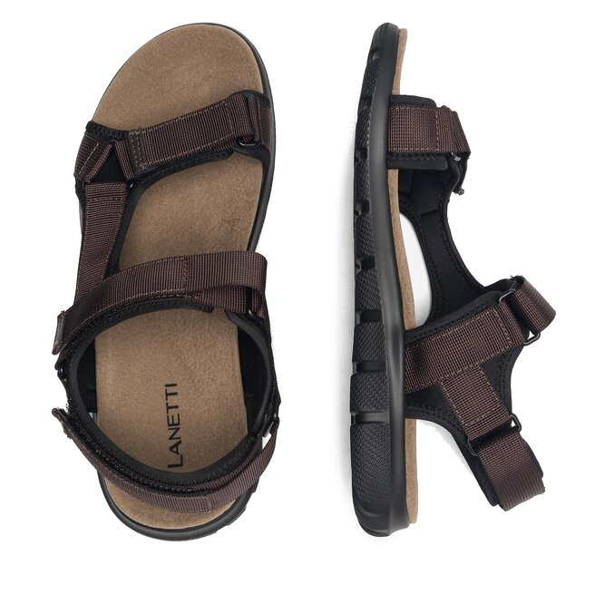 Lanetti Sandali Lanetti MSS20230-13 Marrone