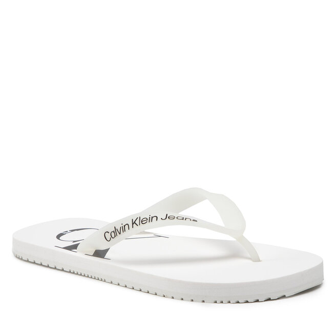 Flip flop Calvin Klein Jeans Beach Sandal Monogram Tpu YM0YM00055 Bright White 02S