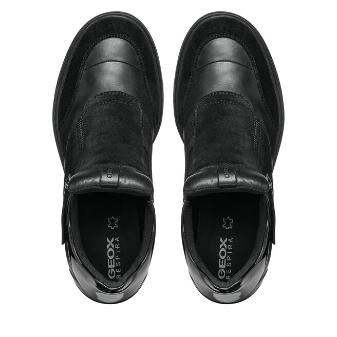 Sneakersy Geox D Maurica D35PRA 085TC C9999 Black | eobuwie.com.pl
