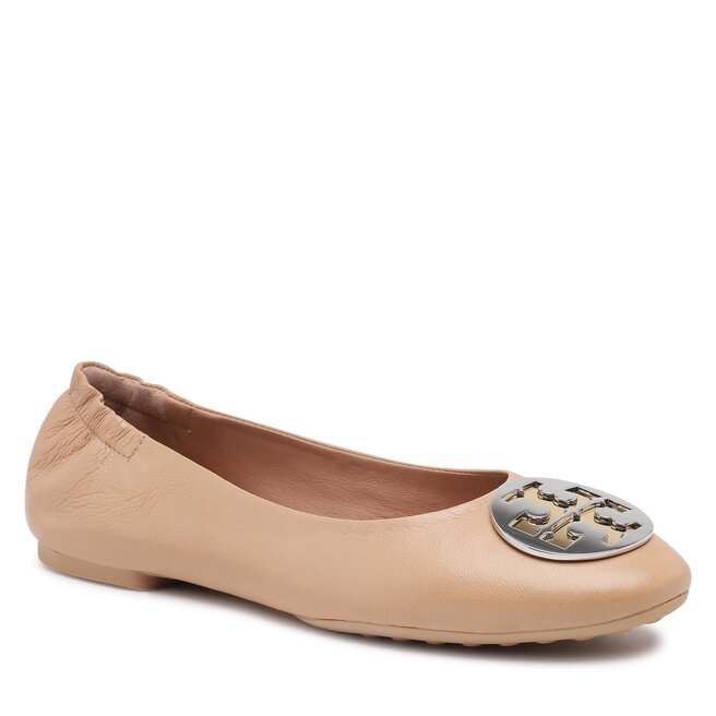 Tory Burch Baleríny Tory Burch Claire Ballet 147379 Light Sabd/Gold/Silver 236