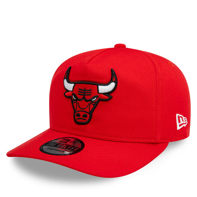 Czapka z daszkiem New Era Chicago Bulls Washed Precurved Golfer - Czerwony