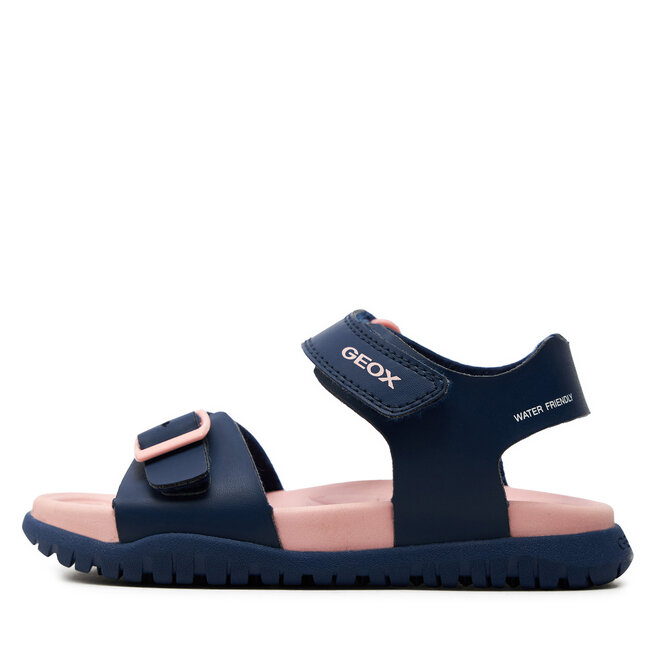 Geox Herren J Fusbetto BO Sandale - Atmungsaktiv Aus Leder