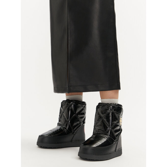 Śniegowce LOVE MOSCHINO JA24982G0LEB1000 Czarny - kobiece