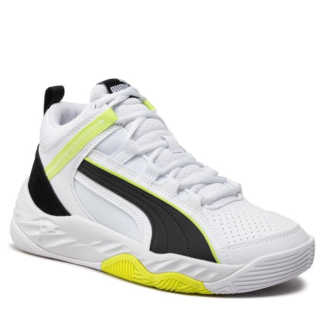 Sneakers Puma Rebound Future Evo Core 386379 Puma White/Black/Light Lime 386379 imagine noua