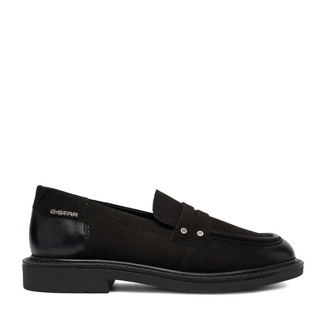 Loafersy G-Star Raw CEO-WI23-ROUND-06 Czarny - kobiece