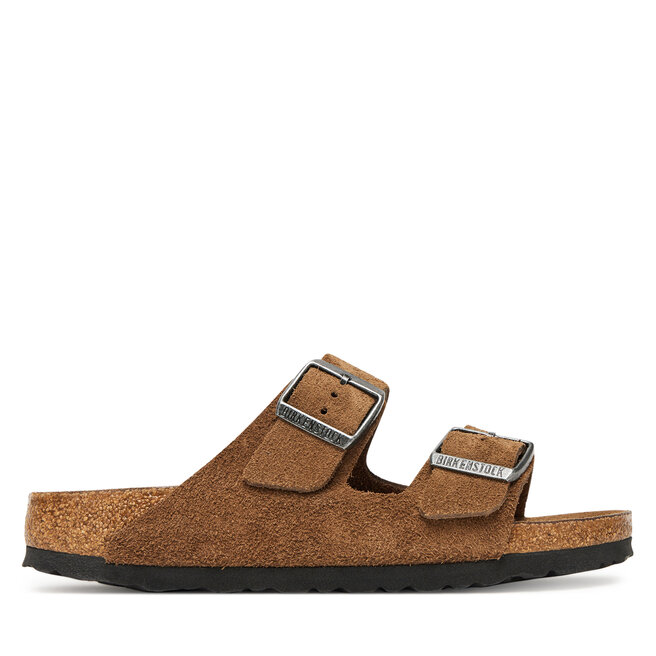 Klapki Birkenstock Arizona Sfb - Brązowy