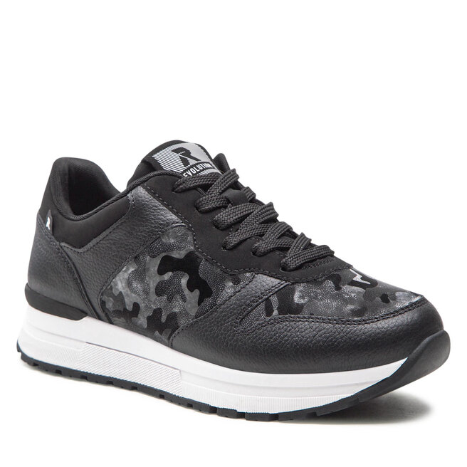 Sneakers Rieker 40804-00 Schwarz Kombi
