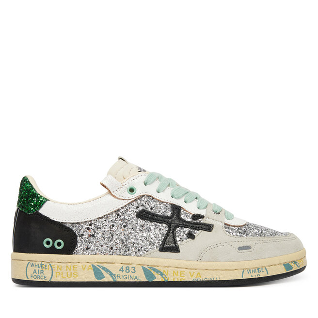 Sneakersy Premiata Clayd Var 8165 Srebrny - kobiece