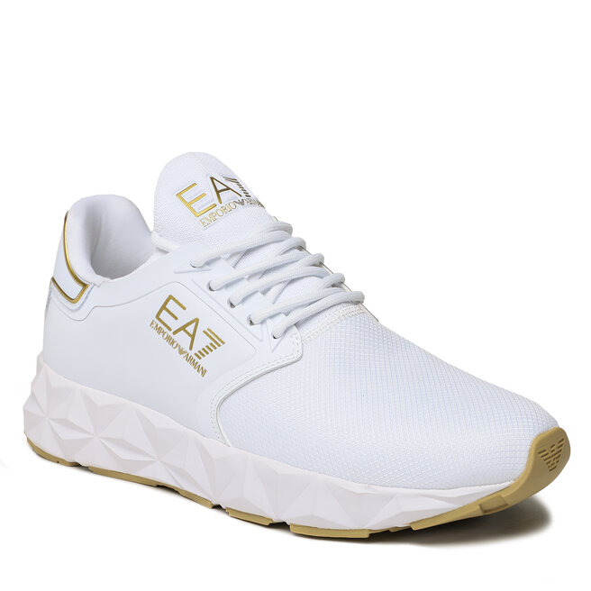 Sneakers EA7 Emporio Armani X8X123 XK300 N195 White/Light Gold Armani imagine noua