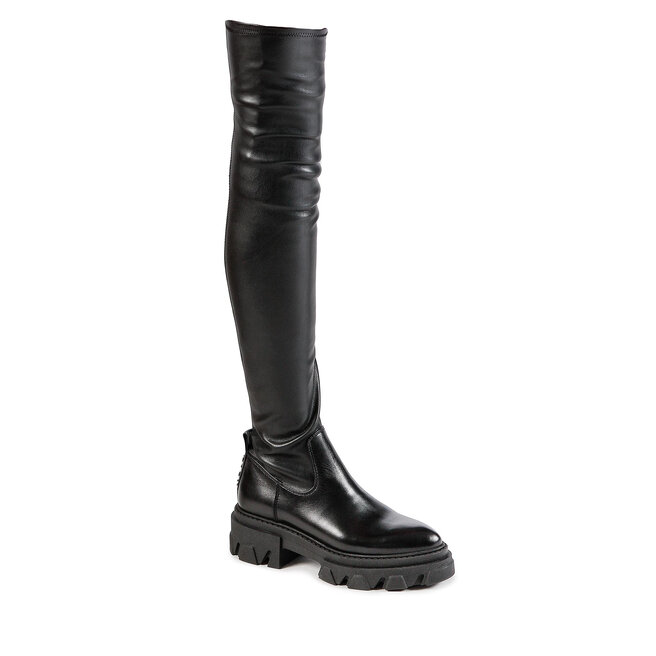 Cizme lungi muschetar Carinii B8248 E50-000-000-F12