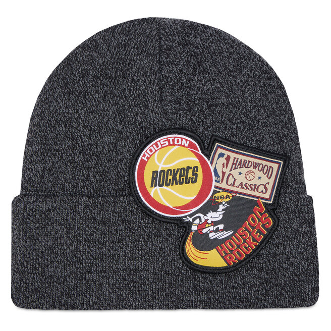 Căciulă Mitchell & Ness Logo Patch HCFK4341 Black Black imagine noua