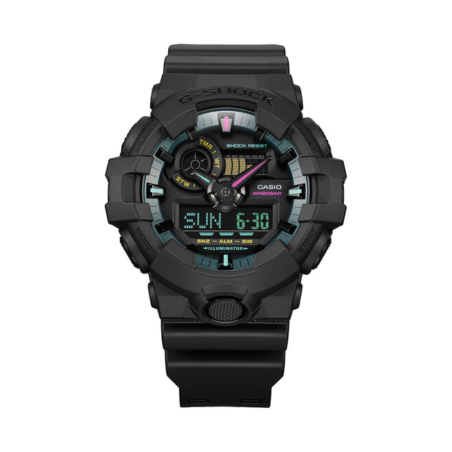 Zegarek G-Shock Multi-Fluorescent Accents - Czarny