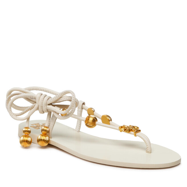 Tory burch sandalen gold hot sale