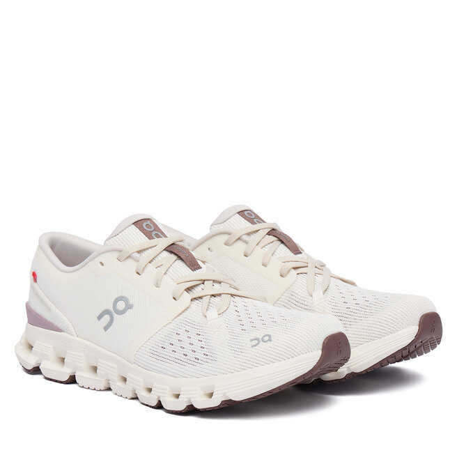 Buty na siłownię On Cloud X 4 3WE30074740 Kremowy - kobiece