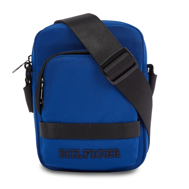 Saszetka Tommy Hilfiger Th Monotype Mini Reporter - Niebieski