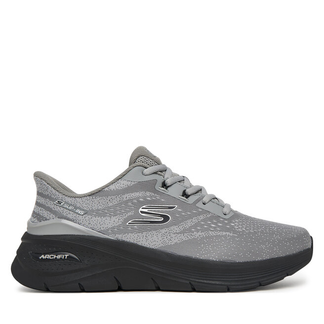 Sneakersy Skechers Arch Fit 3.0 233400/GYBK Szary