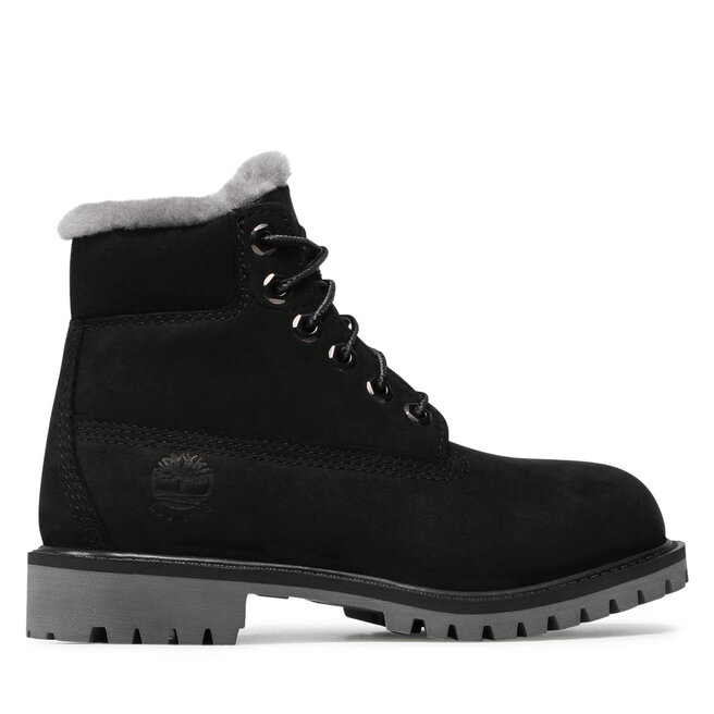 Timberland Turistická obuv Timberland 6 In PrmWpShearling TB0A2N1U0011 Black Nubuck