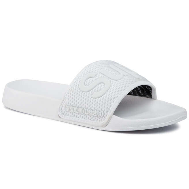 Superdry mesh hot sale beach slides