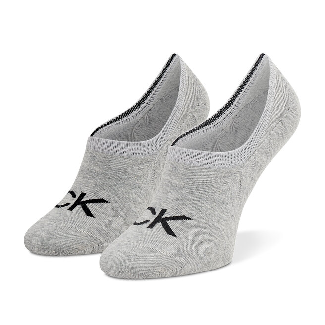 Skarpety stopki damskie Calvin Klein - Szary