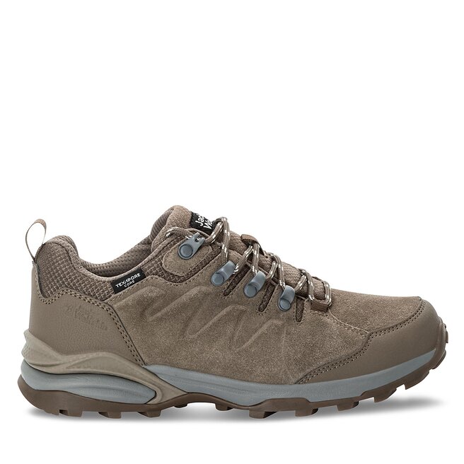 Trekkingi Jack Wolfskin Refugio Texapore Low W - Brązowy