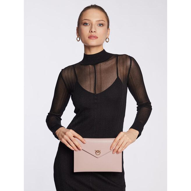 Pinko Дамска чанта Pinko Flat Purse PE 23 PCPL 100191 A0F1 Cipria O81Q