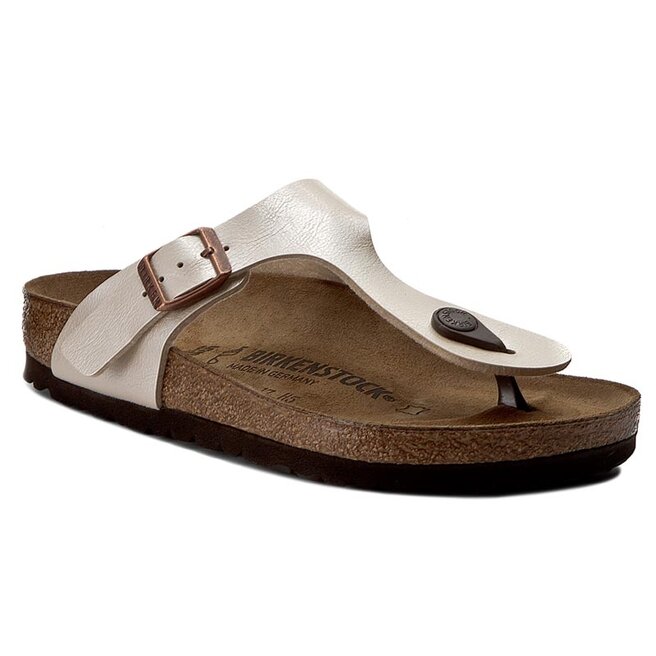Flip flop Birkenstock Gizeh 0943871 Graceful Antique Lace 0943871 imagine noua