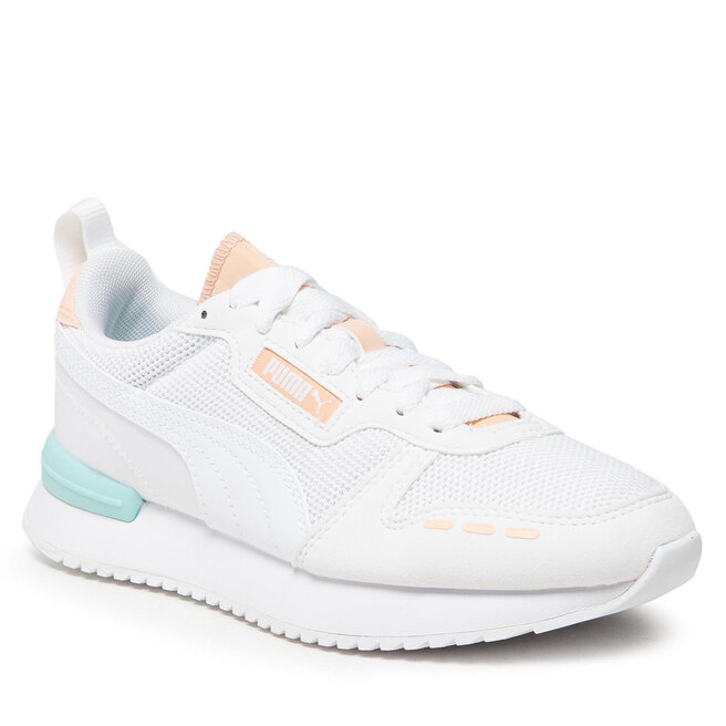 Puma Sneakersy Puma R78 373117 41 White/White/Peach Parfait