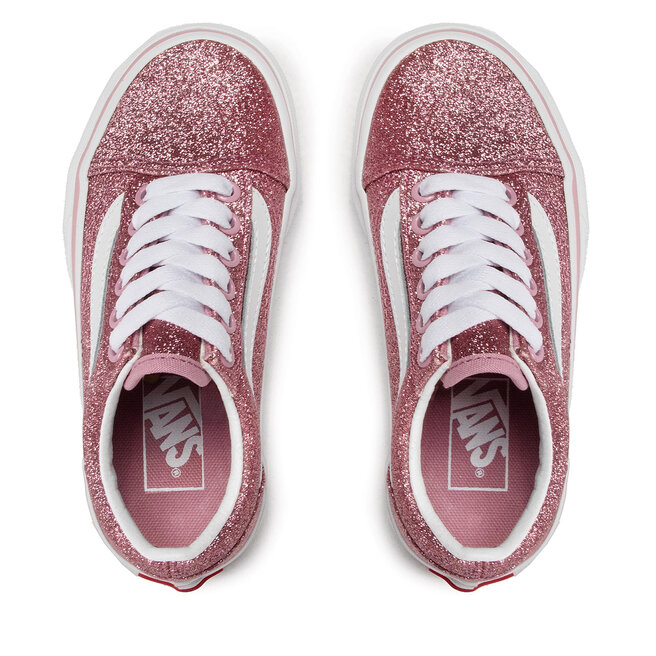 Vans old skool leather sneaker - glitter new arrivals