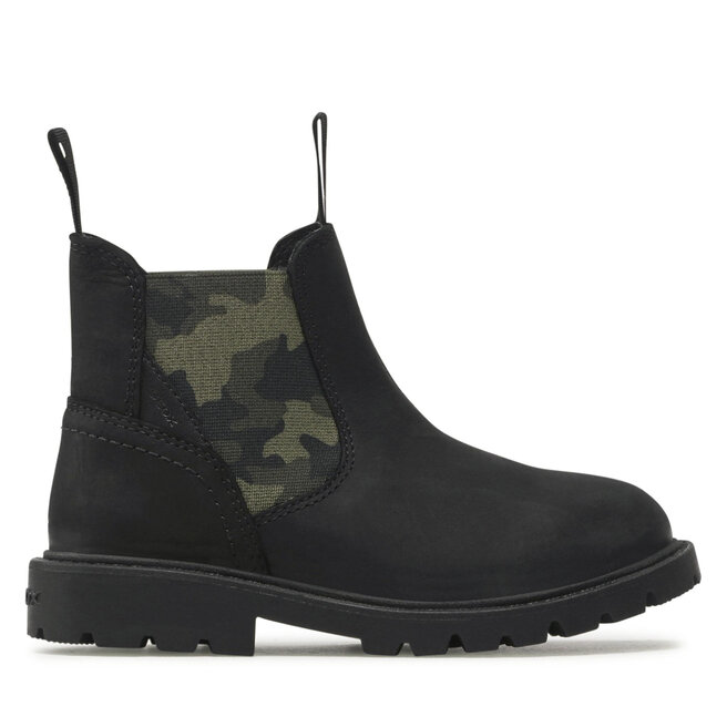 Geox Schnürschuhe Geox J Shaylax B. A J16FAA 000EI C9B3Y S Black/Mimetic