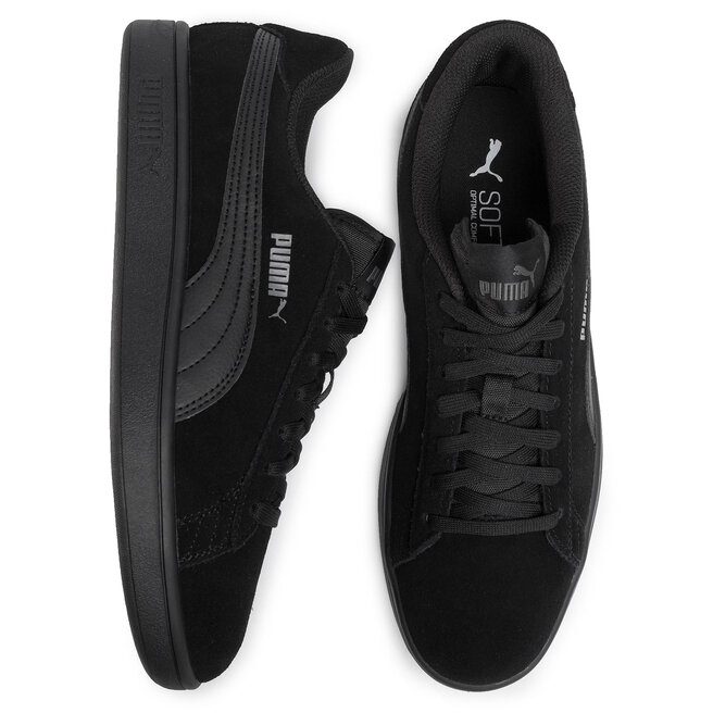 puma smash suede black