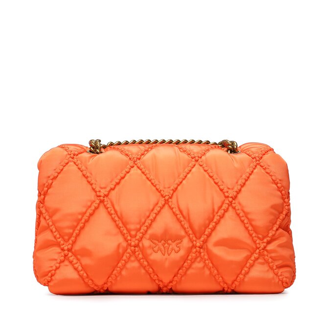 Pinko Handtasche Pinko Love Mini Puff Cl PE 23 PLTT 100039 A0UL Orange A71Q