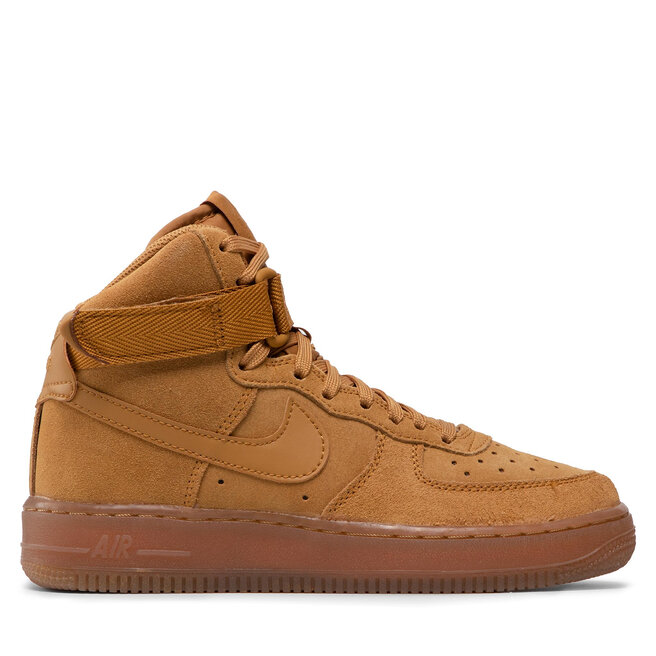 Взуття Nike Air Force 1 High Lv 8 3 (GS) CK0262 700 Wheat/Wheat/Gum Light  Brown • Eobuv.com.ua