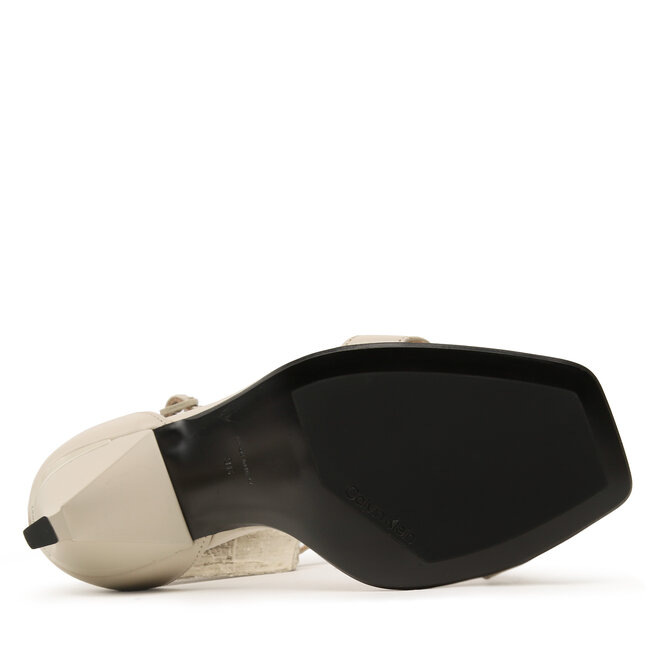 Calvin Klein Sandály Calvin Klein Geo Stiletto Sandal 90Hh HW0HW01610 Feather Gray ABY