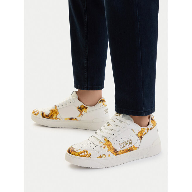 Sneakersy Versace Jeans Couture 80YA3SJ4 Biały - męskie