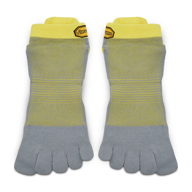 Vibram Fivefingers Rövid unisex zoknik Vibram Fivefingers Athletic No Show S21N04 Yellow/Grey