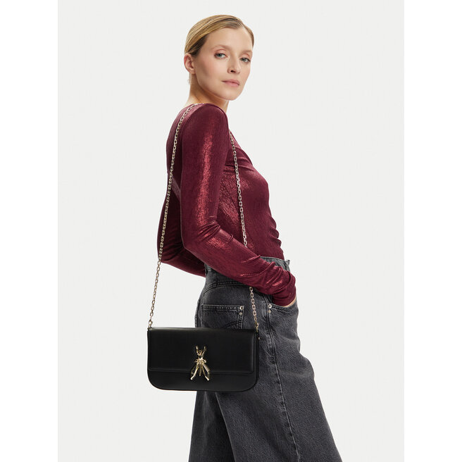 Torebka Patrizia Pepe 8B0229 L061 Czarny -