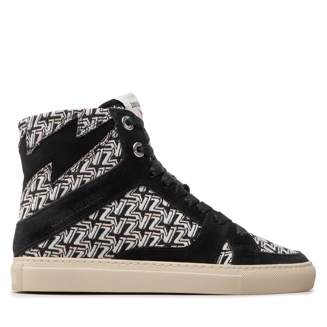 Sneakersy Zadig&Voltaire High Flash Mo - Czarny