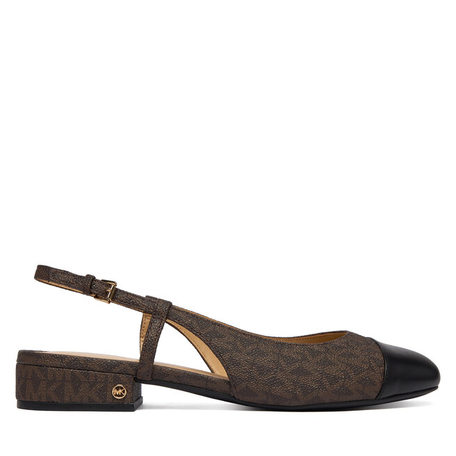 Baleriny MICHAEL Michael Kors Perla Flex Sling Fat 40T5PLFS1B Brązowy -