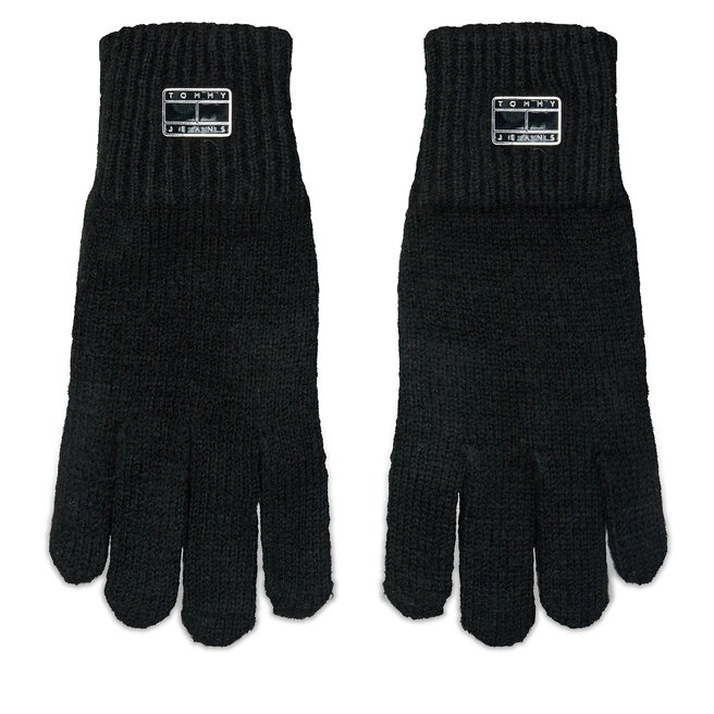 Γάντια Γυναικεία Tommy Jeans Tjw Cosy Knit Gloves AW0AW15481 Black BDS