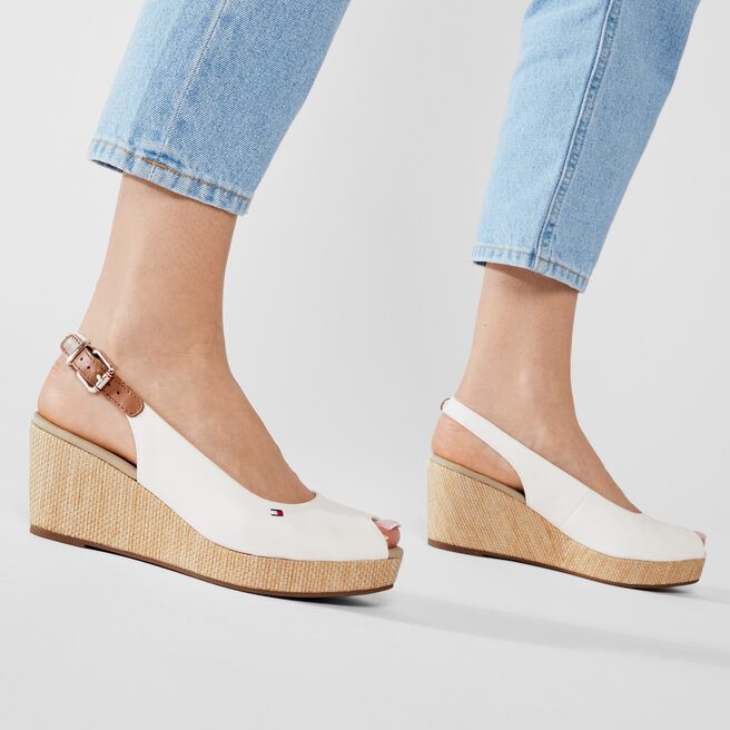 iconic elba slingback wedge