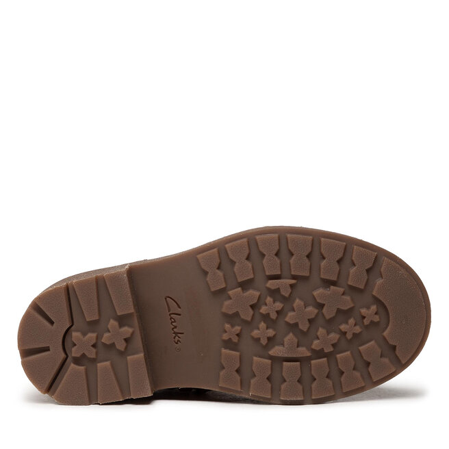 Clarks Kozačky Clarks Astrol Orin T 261541686 Tan Leather